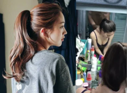 Cô bé chổng đít ra đút vào dễ nào